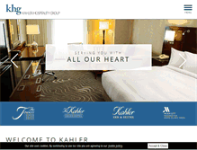 Tablet Screenshot of kahler.com